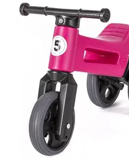 Funny Wheels - Odrážadlo 2v1 RIDER SPORT ružová/čierna 11408526