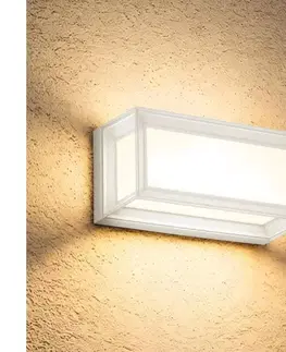 BRILAGI - PARKER LED vonkajšie nástenné svietidlo s pohybovým senzorom LED/12W/230V biele IP44 BRI885
