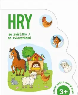 Hry se zvířátky / so zviertatkami 3+ - zelený sešit / zelený zošit (CZ/SK vydanie)