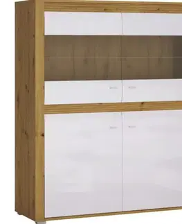 ArtExt Vitrína SEVILLA NEW 4D TYP 33 | s LED osvetlením