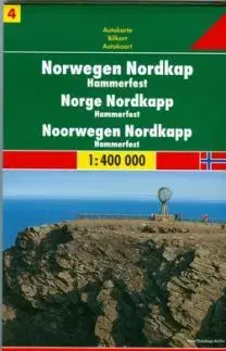 Nórsko Severný mys mapa 1:400TIS