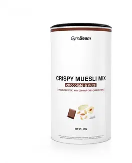 GymBeam Crispy Muesli Mix čokoláda oriešky