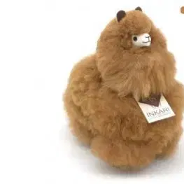 Plyšová hračka Alpaca MEDIUM – HAZELNUT - INKARI Alpaky