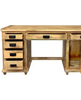Písací stôl Devi 160x80x76 indický masív mango