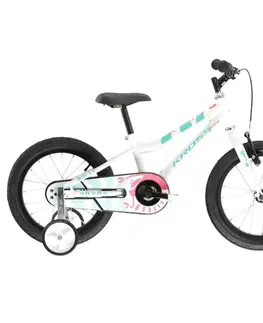 Kross Mini 3.0 16" - model 2025 biela / seledynová / korálová / lesk - 9" (100-125 cm)