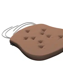 Dekoria Filip s viazaním, mocca, 41 x 38 x 3,5 cm, Cotton Panama, 702-02