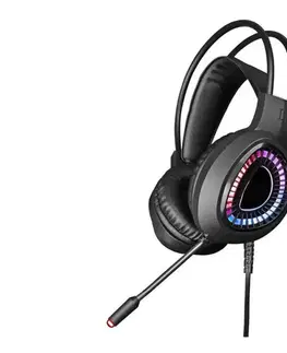  Herné LED RGB slúchadlá VARR s mikrofónom 7.1 VH8010