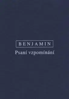 Psani vzpomínání - Walter Benjamin
