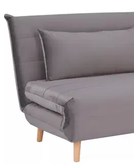 Signal Rozkladacie kreslo SPIKE VELVET | tmavosivá