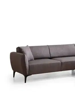 Rohová sedacia súprava / Rohová pohovka Belissimo Right - Dark Grey