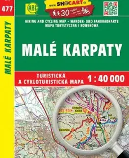 Malé Karpaty 1: 40 000 turistická mapa 477