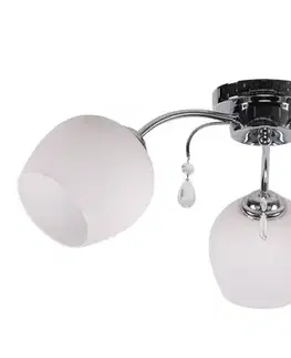 Stropná lampa Zachera 3X40W E27 Biela