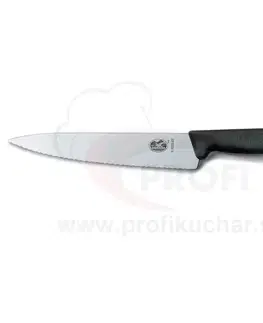 VICTORINOX Kuchársky nôž Victorinox so zúbkovanou čepeľou 22 cm 5.2033.22