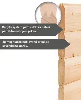 Interiérová fínska sauna 195 x 169 cm Lanitplast