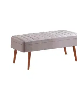 Lavica Vina 0701 - 2 - Walnut, Grey