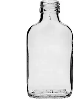 Kinekus Fľaša na alkohol, sklenená, 100ml, uzáver na závit, balenie 10ks