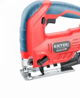 EXTOL PREMIUM Píla priamočiara Share20V, 1x2Ah, nabíjačka 2,4A, zdvih 25,4mm, 0-45st, Bosch uhytenie plátku