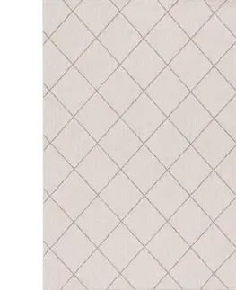 Dekoria Koberec Lineo Rhombs wool/mink 120 x 170 cm, 120 x 170 cm