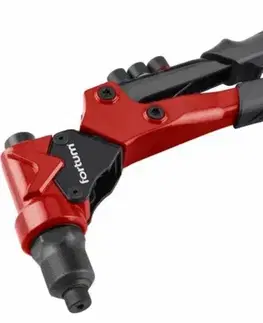 FORTUM Kliešte nitovacie s otoč. hlavou, 260mm, 2v1, nity 2, 4-4,8mm, matice M3-M6