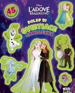 Dolep si svietiace samolepky Ľadové kráľovstvo