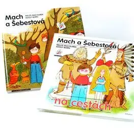 Balíček 2ks Mach a Šebestová ve škole + Mach a Šebestová na cestách - Miloš Macourek