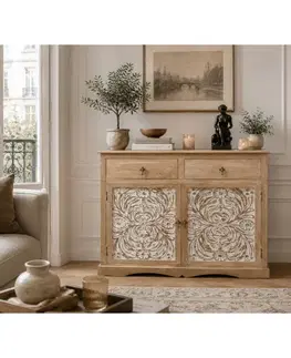 Komoda Sita 90x90x45 indický masív mango