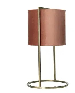 Dekoria Stolová lampa Santos Pink, 25 x 45 cm 