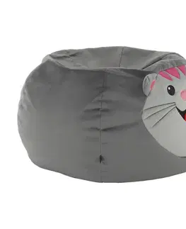 KONDELA Baby Typ 1 sedací vak sivá