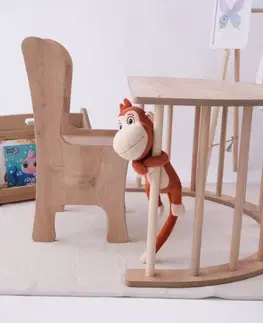 Wooden Pikler Climber Sincap - Brown