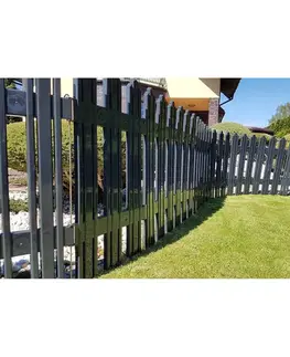 Záhradný plôtik Mega antracit, 4,7 m
