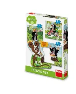 Puzzle Krtko na lúke 3-5 baby Dino