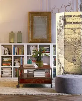 Paraván Nova Universi Orbis Descriptio Dekorhome