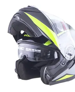 W-TEC Banelmeda čierna-fluo žltá - M (57-58)
