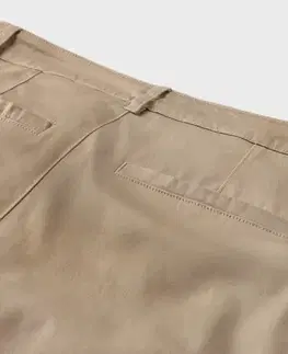 Šortky v štýle chino, béžové