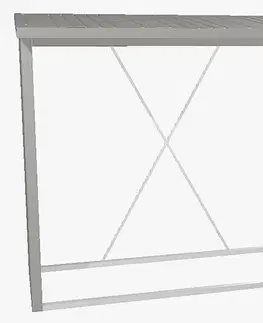Biohort Drevník BIOHORT Woodstock 229 x 102 x 199 cm (sivý kremeň metalíza)