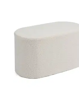 Taburet SOFT Capsule, biela