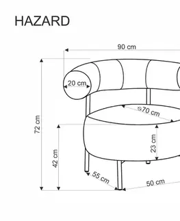Kreslo HAZARD Halmar