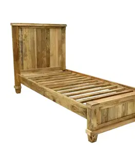 Posteľ Devi 90x200 indický masív mango
