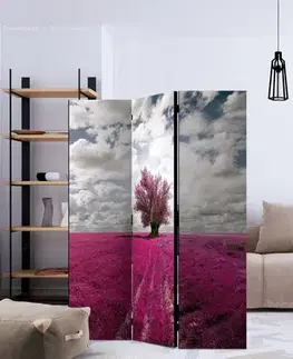 Paraván Magenta meadow Dekorhome
