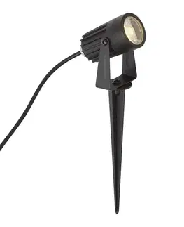 Moderný 12V reflektor čierny vrátane LED IP67 - Voltaire Pico