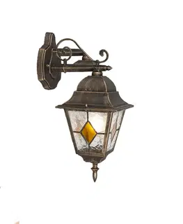 Inteligentná vintage vonkajšia nástenná lampa bronzová vrátane Wifi A60 - Antigua