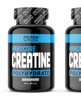Hardcore Creatine Polyhydrate - Protein Nutrition 100 kaps. + 100 kaps.