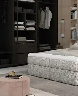 ANGELINA 01 boxpringová posteľ 140 x 200 cm, Berlin 01