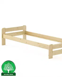 Posteľ borovica LK099–80x200 surová
