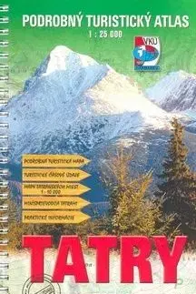 Tatry - turistický atlas 1:25 000 - slov.