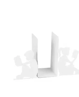 Metal Bookend Kitap tutucu 10 - White