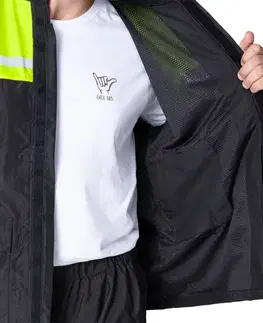 W-TEC Rinstop pláštenka čierna-fluo - M