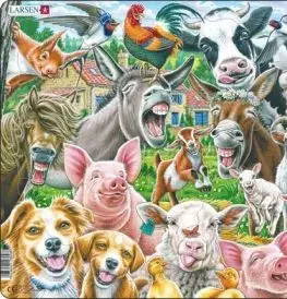 Puzzle Domáce zvieratka - Selfie Larsen CZ1-ZZ