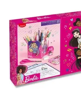 Multiproduktová súprava MAPED Barbie 35 ks