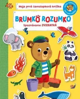 Brumko Rozumko: Spoznávame zvieratká - Samolepková knižka - Benji Davies, Benji Davies